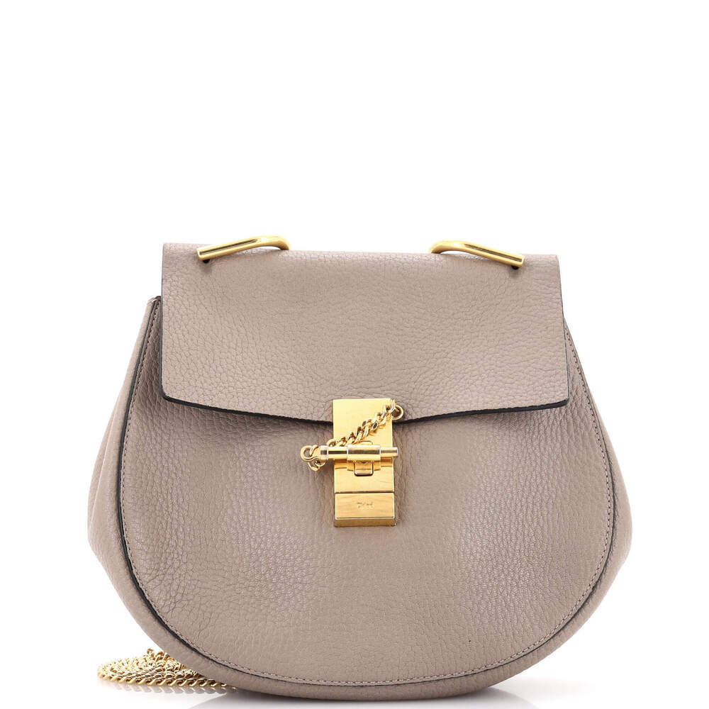 Chloe Small Drew Crossbody Bag Leather
